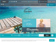 Tablet Screenshot of gardenhotels.com